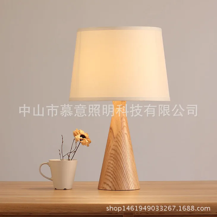 Индивидуальная Элегантная настольная лампа с тканевым покрытием прикроватный