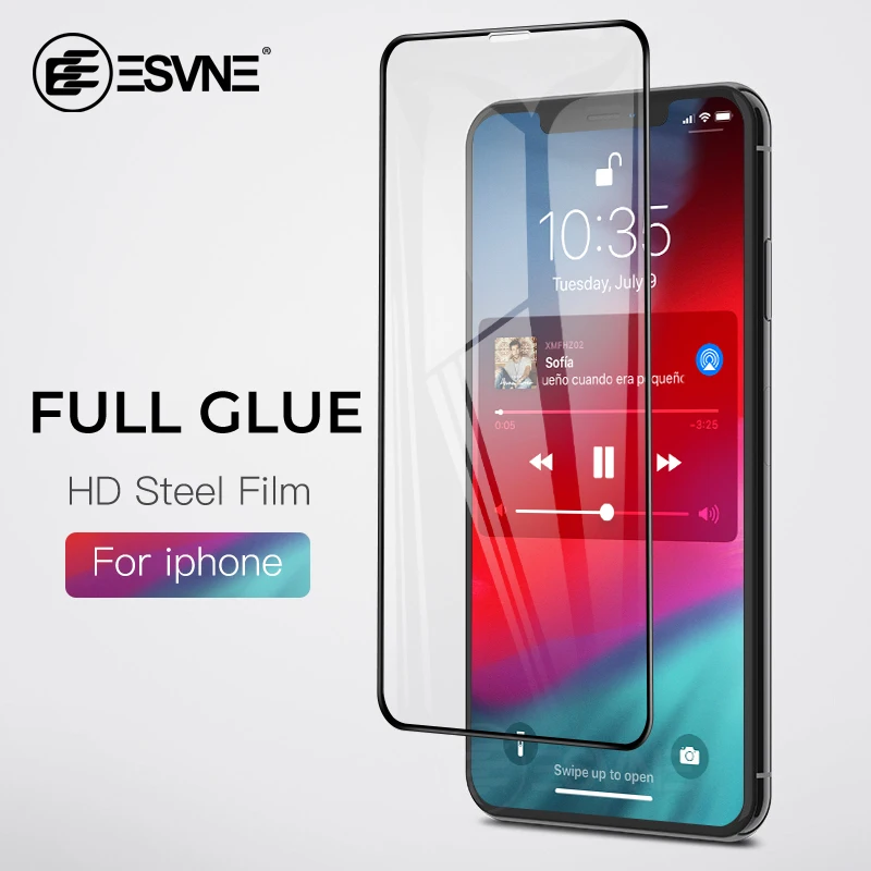 ESVNE защитное стекло для iphone 8 7 6 6S Plus xr закаленное X XS MAX XR | Мобильные телефоны и