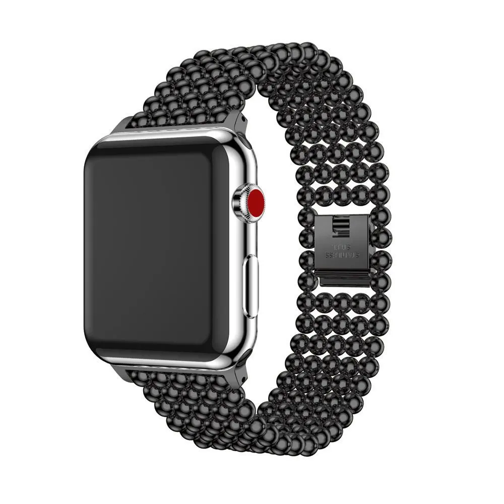 Ремешок из нержавеющей стали для часов Apple Watch, 42 мм, 38 мм, 40 мм, 44 мм, серия 5, 4, ремешок Correa iWatch, ремешок 3, 2, 1, женский браслет pulseira