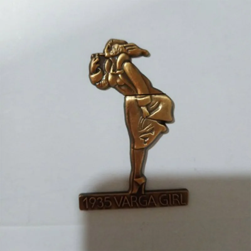 

Metal Badge for Kerosene lighter Oil Lighter DIY Handmade Smoker Accessories Gadgets Lighters Decor Accessory Varga girl