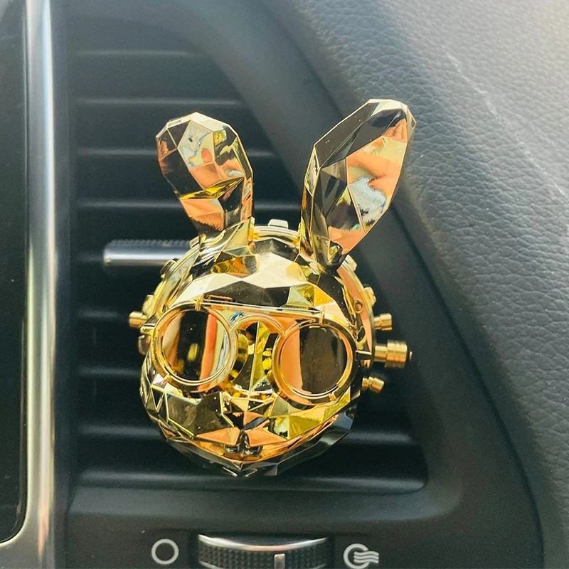 2 шт. освежитель воздуха для автомобиля DE Creative Rabbit Подарочная коробка с магнитным