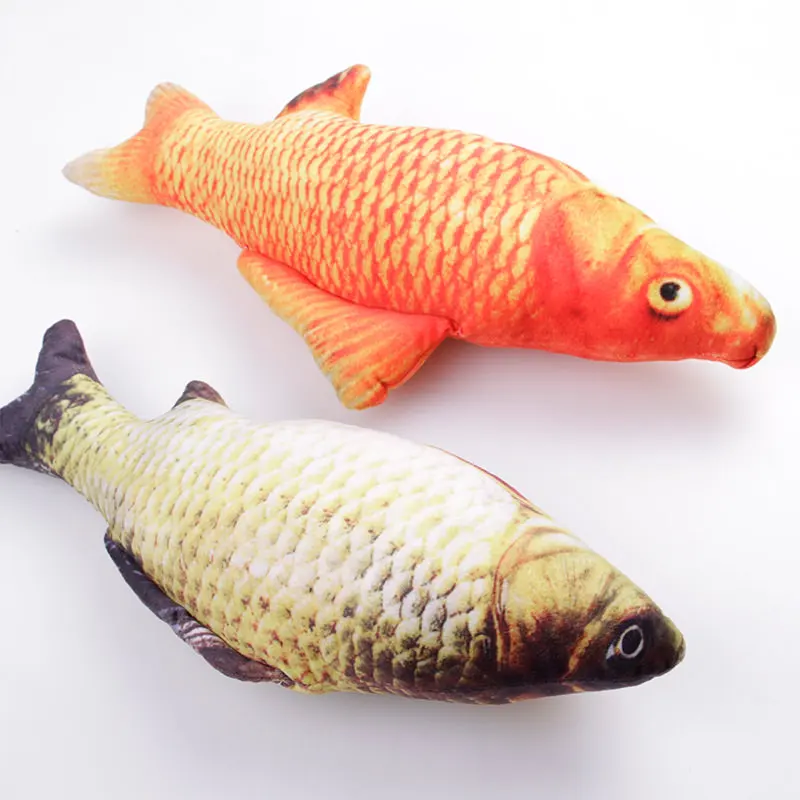 Игрушка для домашних животных кошек игрушки имитация травы карпа забавная