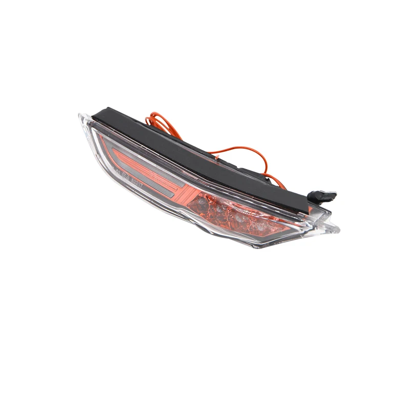 

Clear + Red Lens Led Running DRL Light Bar W/ 8-Led Turn Signal Corner Light For Nissan GT-R R35 2007-2017 Car-Styling