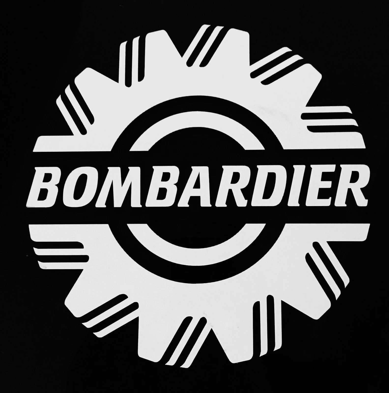 

For x2 Bombardier Logo Quad DS650 Ski-Doo JetSki Sea-Dooo Sticker Decal