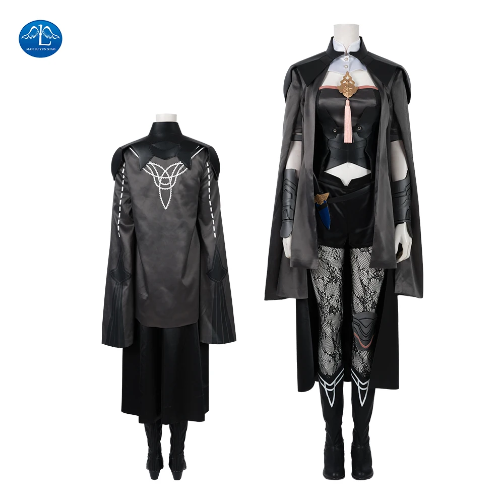 

Обувь в стиле «Fire Emblem ThreeHouses Byleth карнавальный костюм Береш сексуальное платье из сетчатого волокна костюм с чулками Аниме Экипировка для вз...