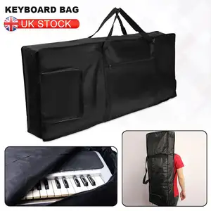 Новинка сумка для клавиатуры Водонепроницаемая плотная мягкая сумка для электрического пианино клавиатуры 61 клавиша двойные плечевые ремни Мягкий чехол противоударный