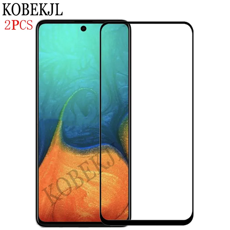 Закаленное стекло для samsung A71 Защитное Galaxy SM A715F A715 ya71 полное покрытие стеклянная