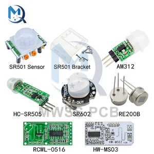 HC-SR501 HC-SR505 SR602 AM312 Adjust IR Pyroelectric Infrared PIR Motion Sensor Detector Module Bracket for arduino