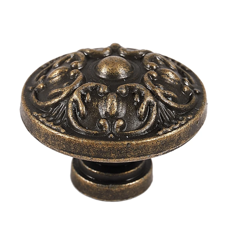 Новый дворцовый узор винтажные бронзовые оцинкованные круглые чайники шкаф ящик