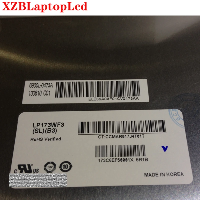 LP173WF3 SLB1 SLB2 SLB3 SLB4 50pin IPS 1920x1080 для HP Elitebook 8760W 8770W ZBook 17 G1 G2