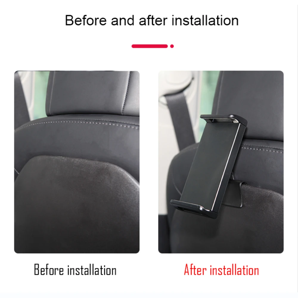 heenvn new for tesla model 3y 2021 car back seat ipad mobile phone holder mount accessories parts model three tesla modely free global shipping