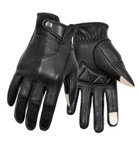 leather gloves full finger guantes moto anti fall motorbike breathable riding gloves touch screen cycling gloves four seasons