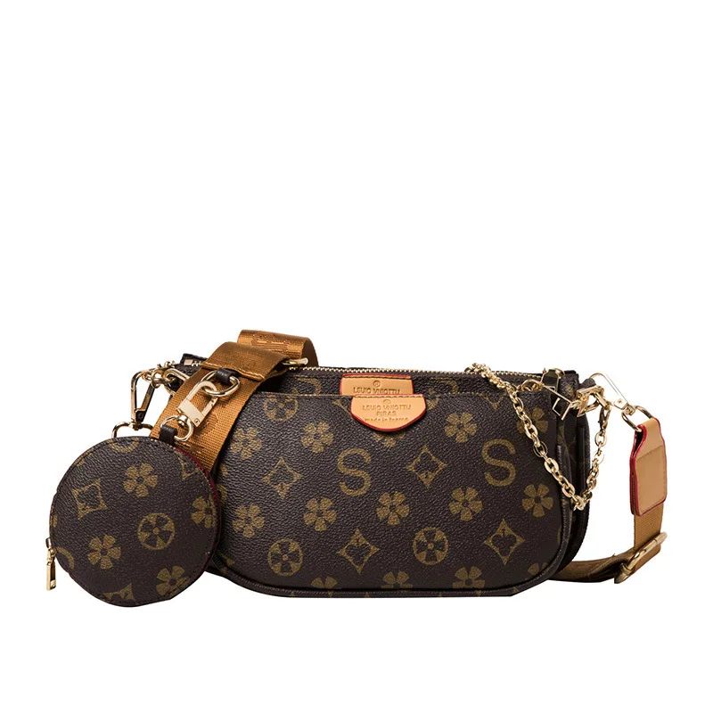 

Top Quality PU Women Composite Bags 2021 New Fashion Classical Prints One Shoulder Bags Ladies Designer Purses and Handbags Cc