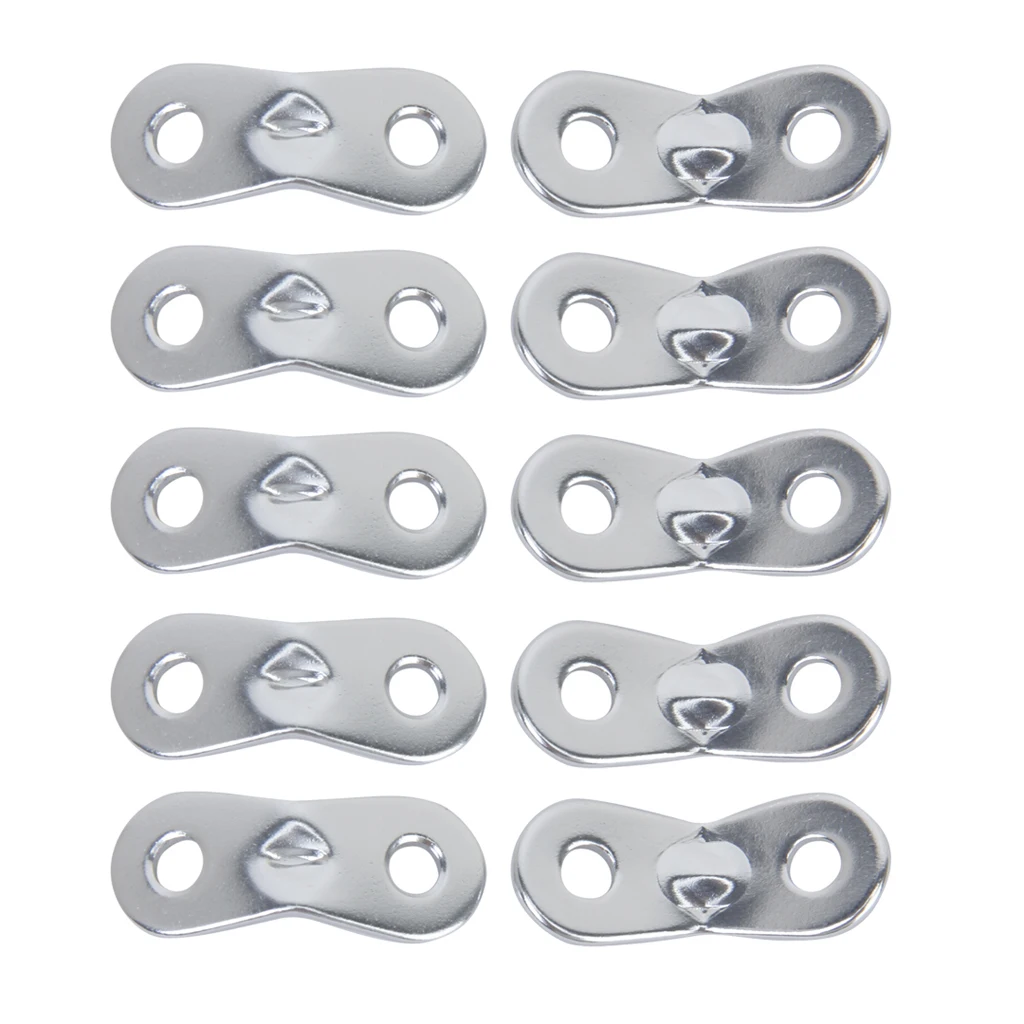 

Pack of 10 Aluminum Guyline Wind Rope Buckle Cord Bent Adjuster for Tent Camping