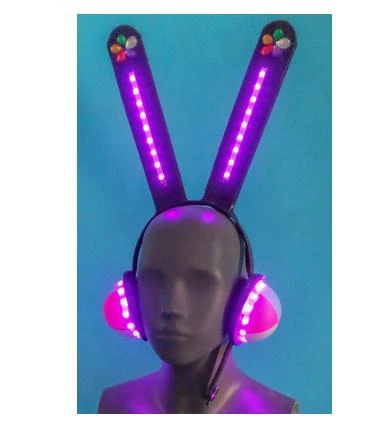 Nico Yazawa Аниме Любовь Live Gaming Awaken всех членов кибер-идолизированная осветляющая гарнитура наушники Косплей Prop H - Цвет: Nico Yazawa