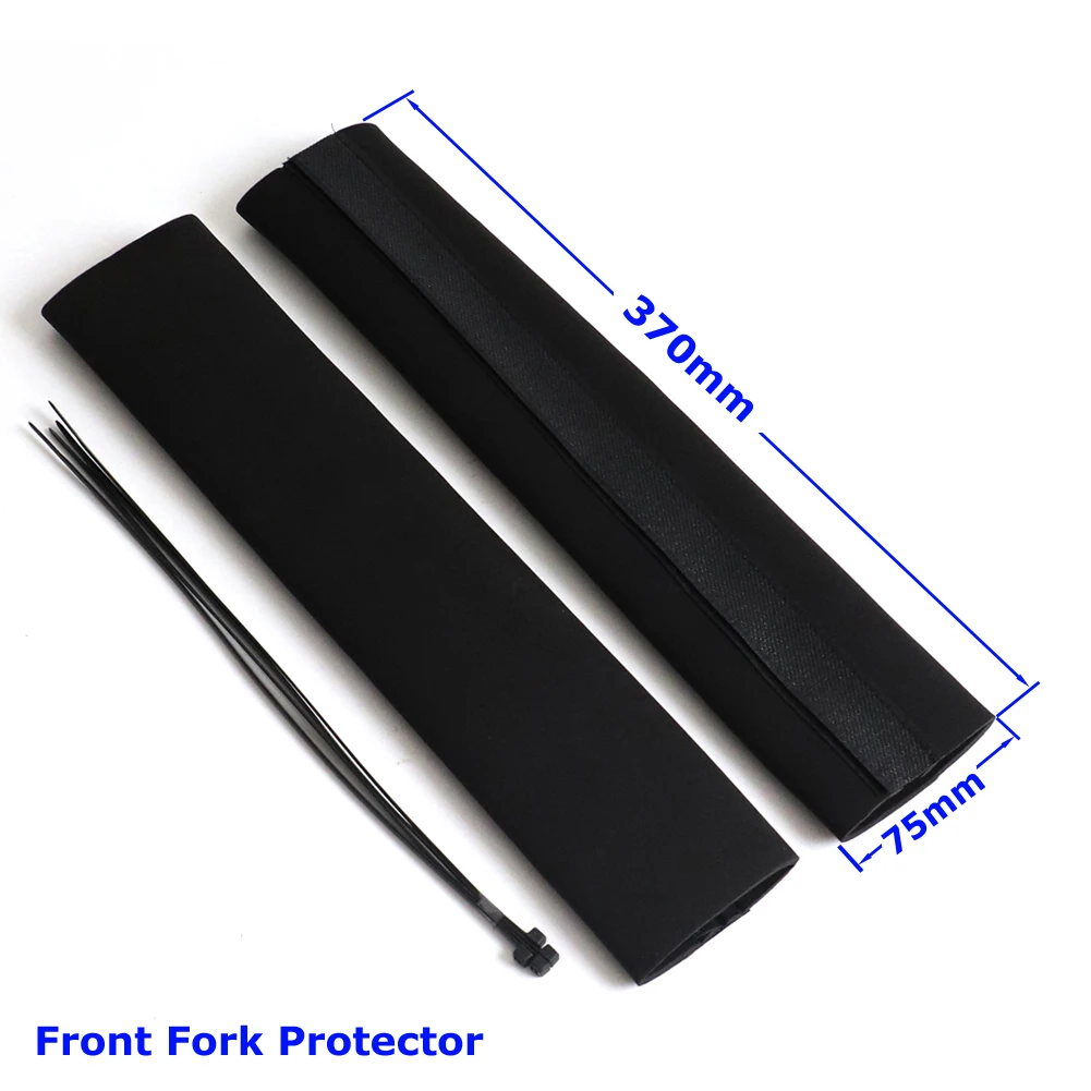 

370mm Front Fork Protector Rear Shock Absorber Guard Wrap Cover For CRF ATV Dirt Pit Bike Motorcycle Scooter