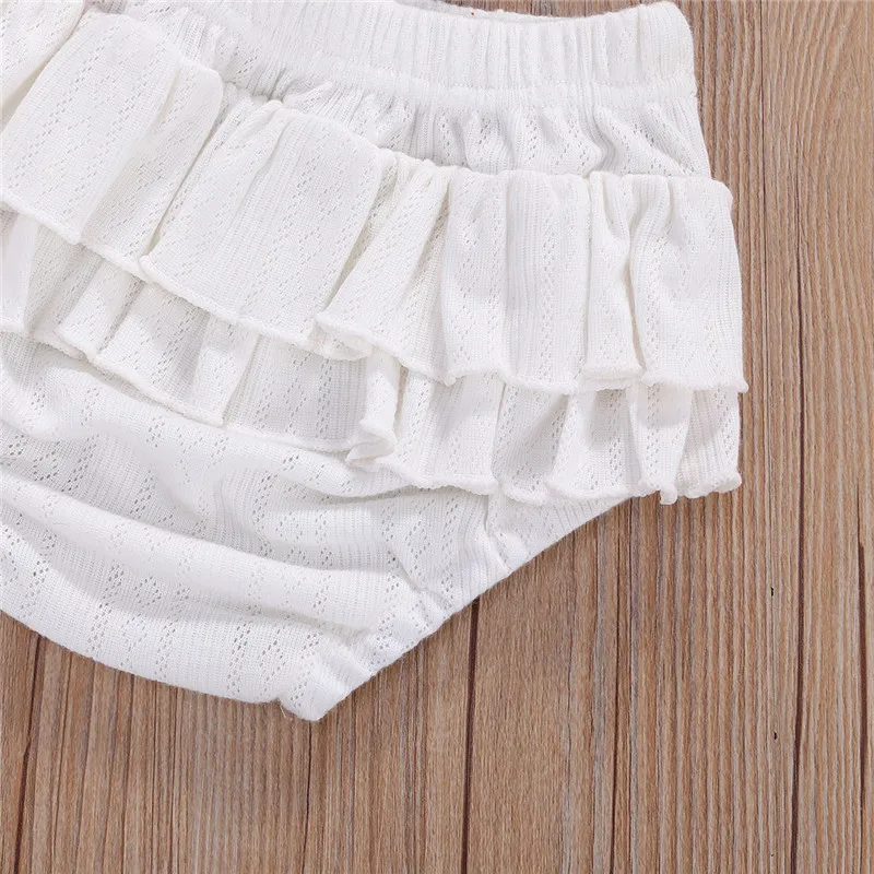 

Baby Spring Autumn Clothing Cotton Solid Outfits Infant Baby Girls Boys Long Sleeve Romper PP Ruffles Shorts Headband 3Pcs Sets