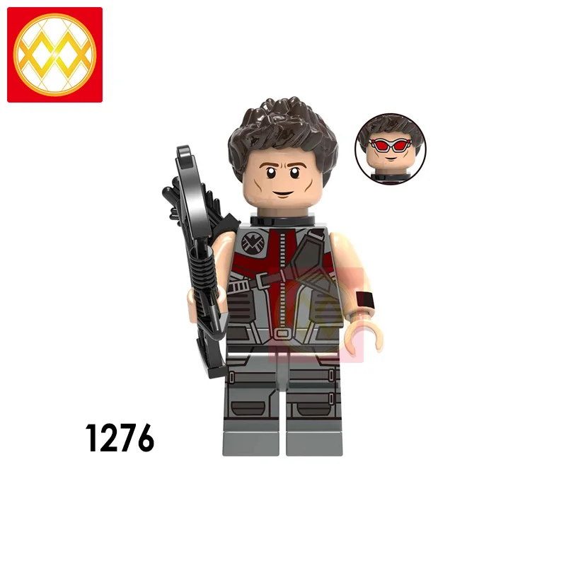 WM6068 блоки Железный человек Капитан Америка Черная пантера Shuri Hawkeye Картер Говард гамора строительные блоки Подарочные игрушки для детей - Цвет: Сливовый