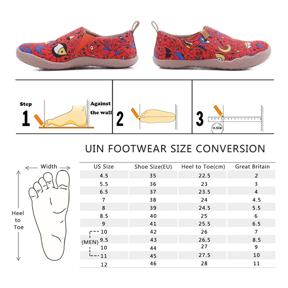 Женские холщовые кроссовки UIN модная красная повседневная обувь с рисунком огня