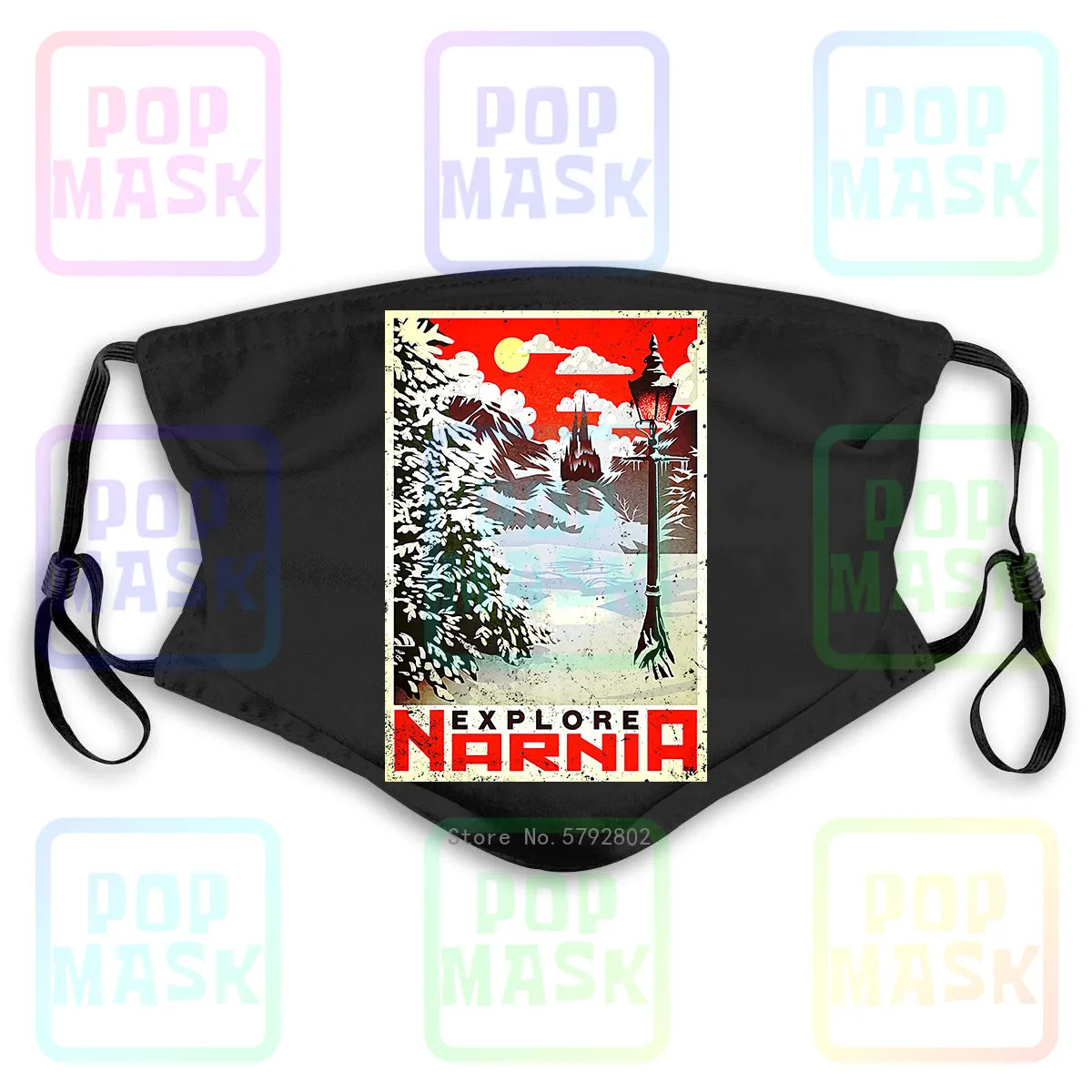 Пылезащитная маска с фильтром Narnia C.S. Классическая книга Льюиса фантастический