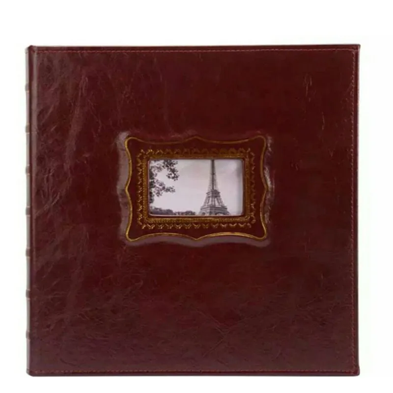 PA44 пятицветный Ретро полиуретановый чехол 6 дюймов Большая вставка фотоальбом 600