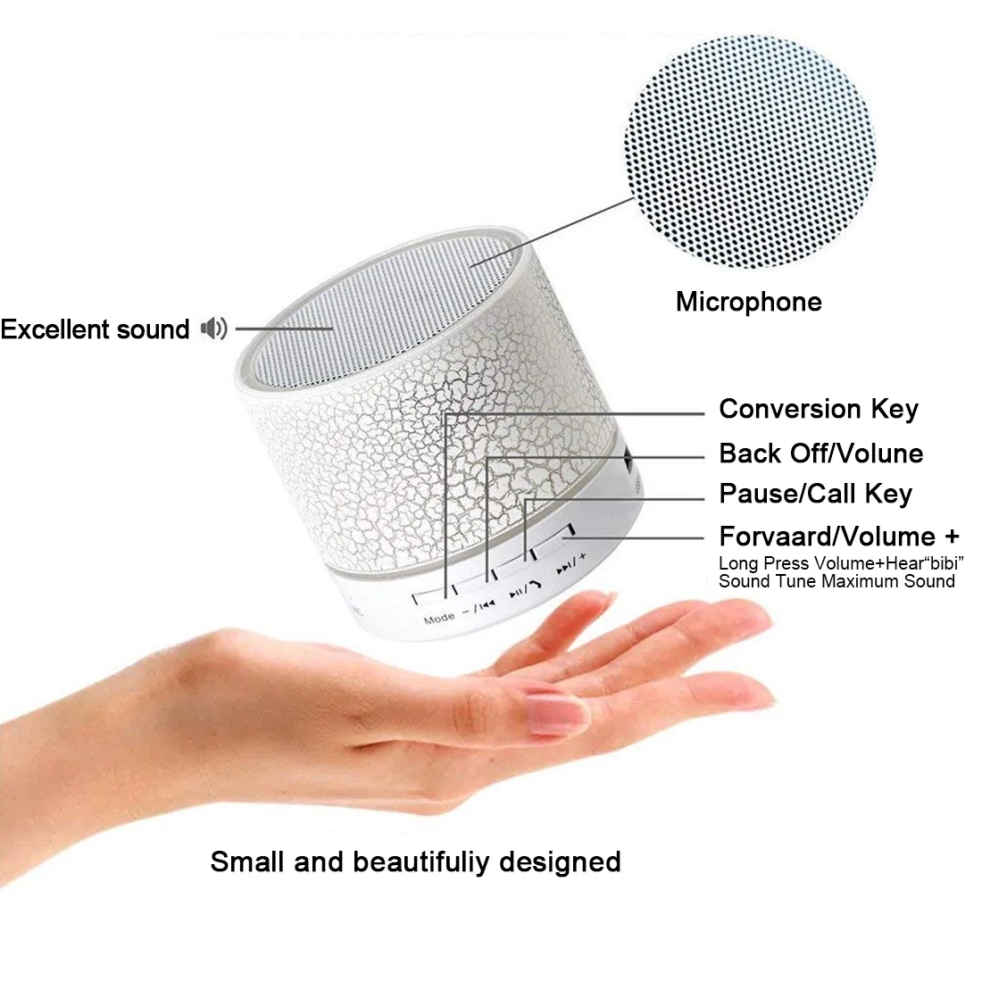 Bluetooth Колонка A9 беспроводная со светодиодной подсветкой|Портативные колонки| |