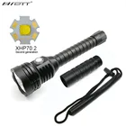 Тактический фонарь для дайвинга XHP70.2 LED Highlight 4000 люмен под водой 100 м водонепроницаемый фонарь для дальнего боя
