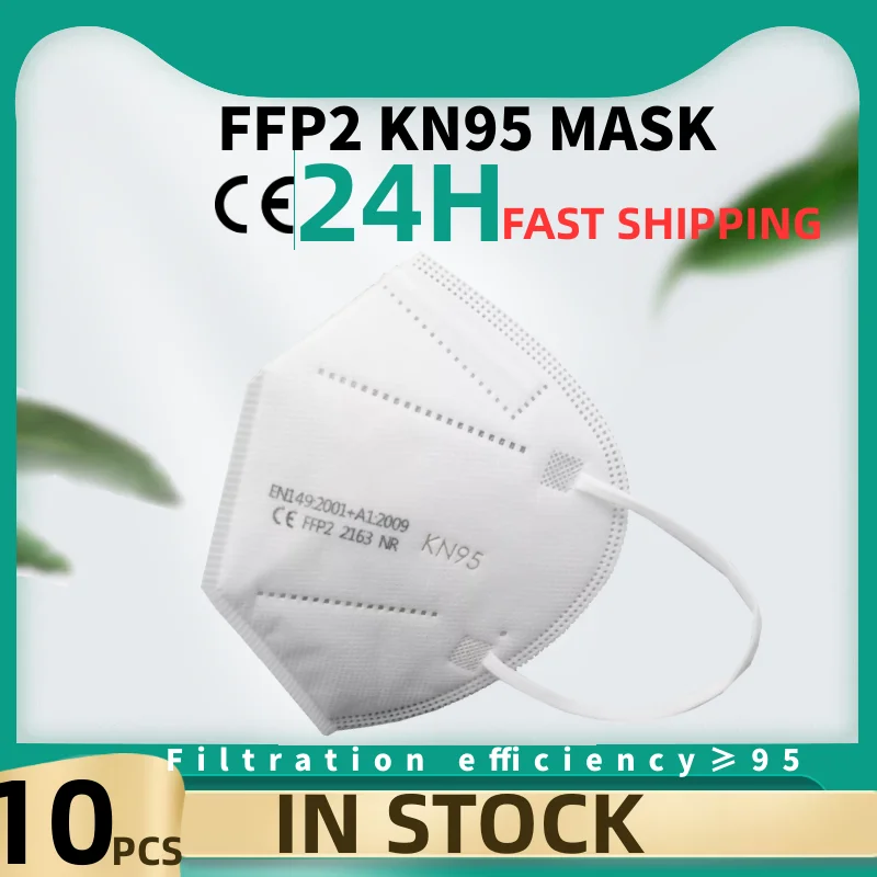 

FFP2 mask KN95 Mascarillas Dustproof Anti-fog And Breathable Face Masks Filtration Mouth Masks 5-Layer Mouth Muffle Cover Mask