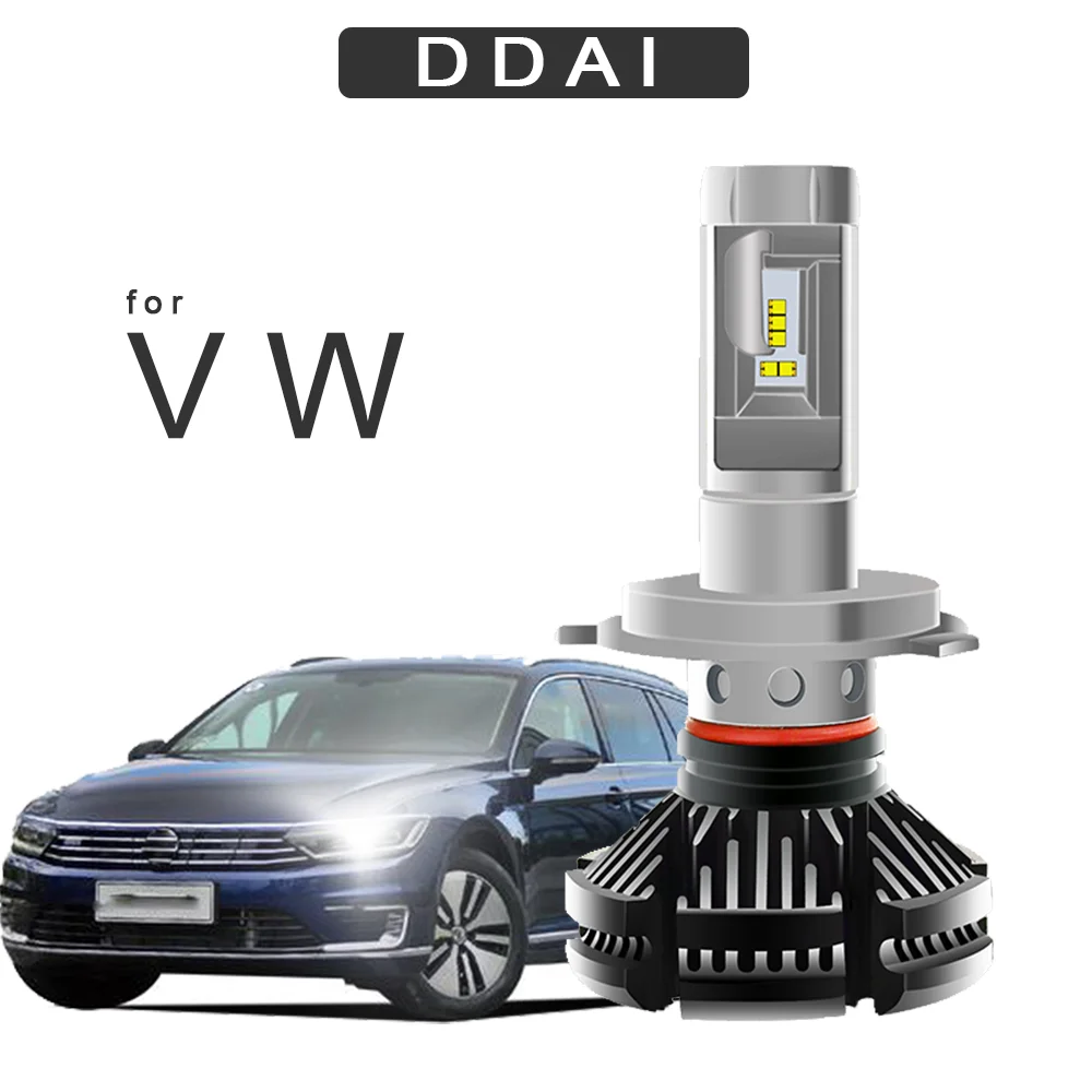 DDAI светодиодные фары h4 h7 для VW LAVIDA PASSAT SANTANA SKODA multivan Touareg подходят автомобильные