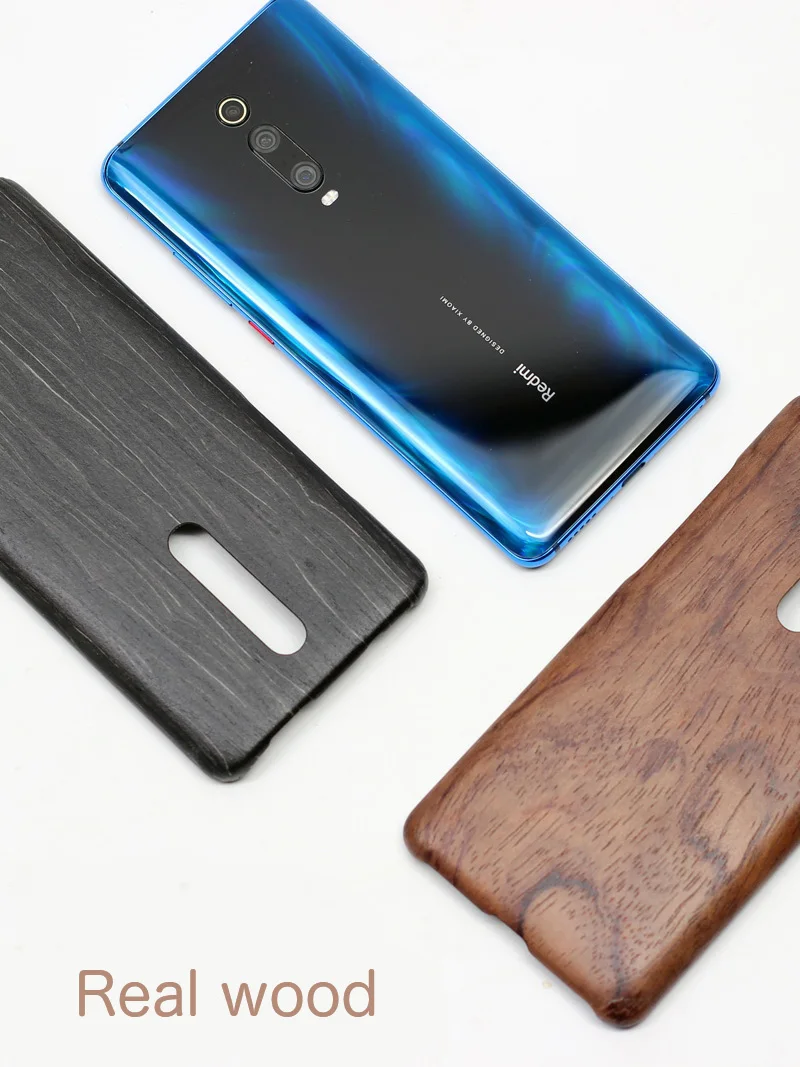 Чехол для телефона из натурального дерева для Xiaomi 9T PRO, Redmi K20 Pro, чехол, покрытие из черного ледяного дерева, грецкого ореха, розового дерева