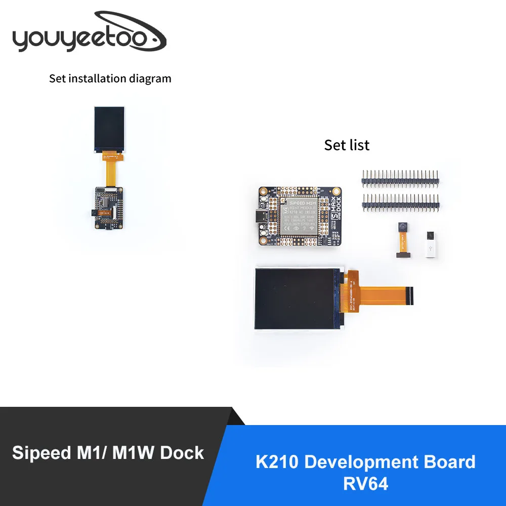 Sipeed M1 M1W Dock K210 Dev. Board 1st RV64 AI board for Edge Computing