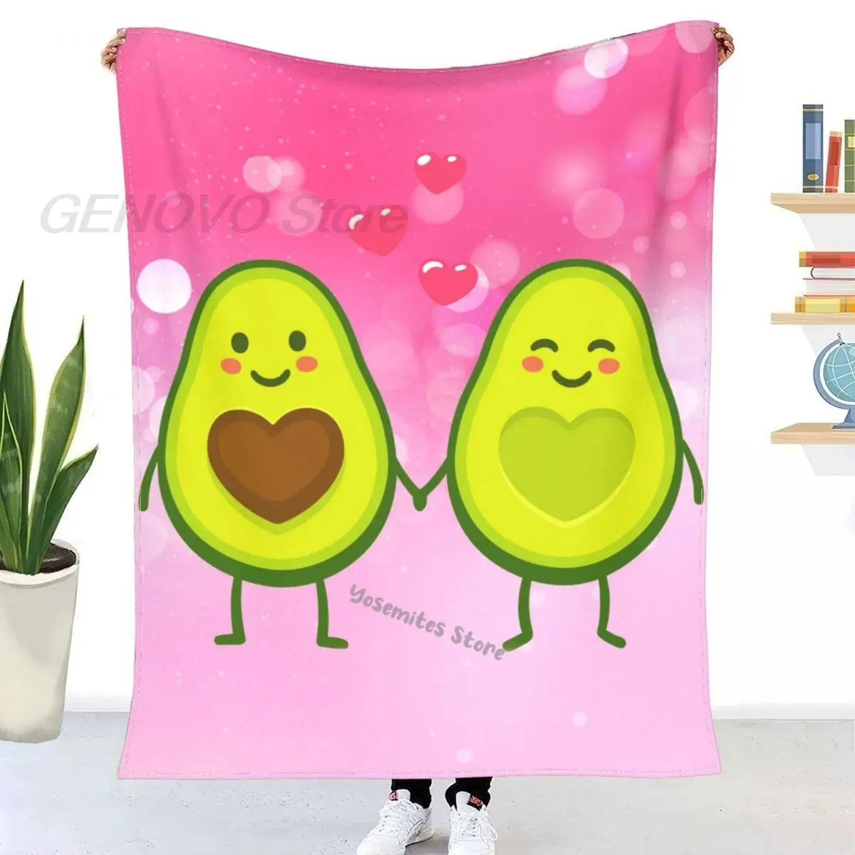 

Nette Avocado Decke Sherpa Decke Bettwäsche weiche Decken