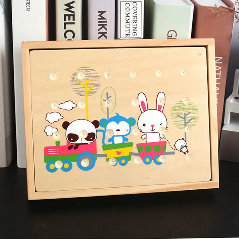 Монтессори Детская напольная игра координация рук и глаз учебное пособие