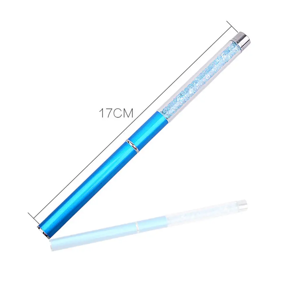 2x UV Gel Brush Pen Nail Art Painting Drawing Brushes Professional Manicure Tool Fiber | Красота и здоровье