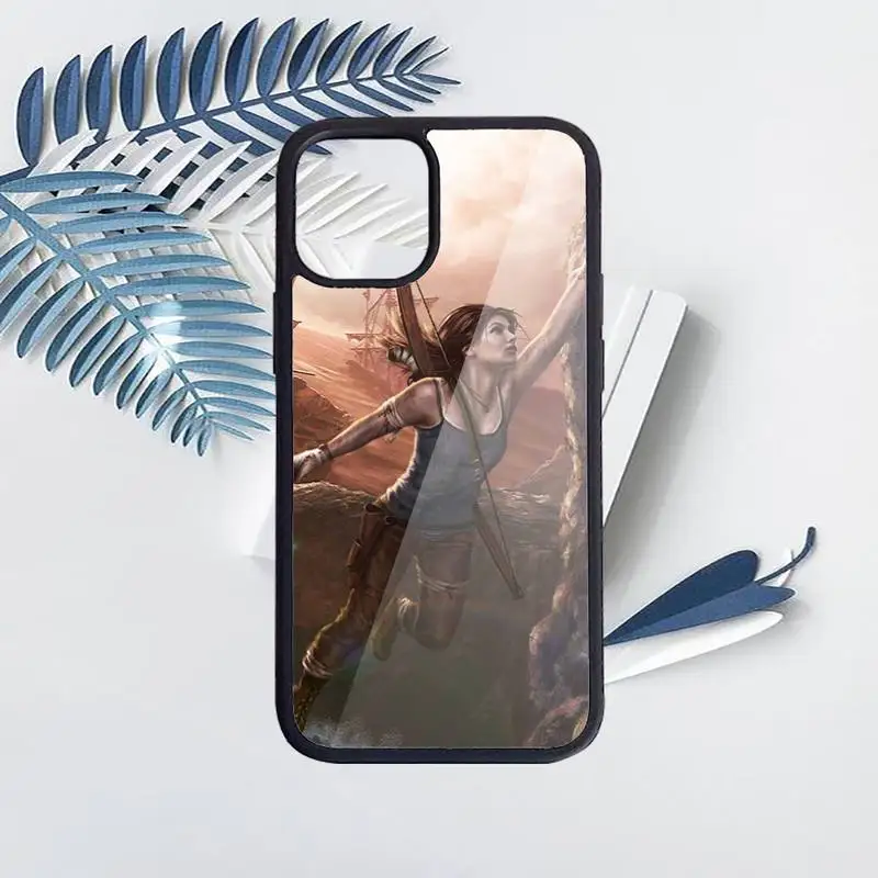 

tomb raider ps4 sticker Phone Case for iPhone 11 12 pro XS MAX 8 7 6 6S Plus X 5S SE 2020 XR Hard PC