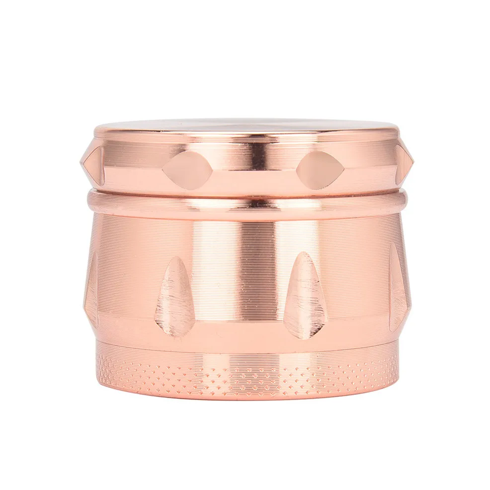 

4-layer 40mm Metal Herb & Spice Mills Tobacco Grinder Spice Graters Cursher Spice Herbal Hand Crank Crusher Accessories In stock