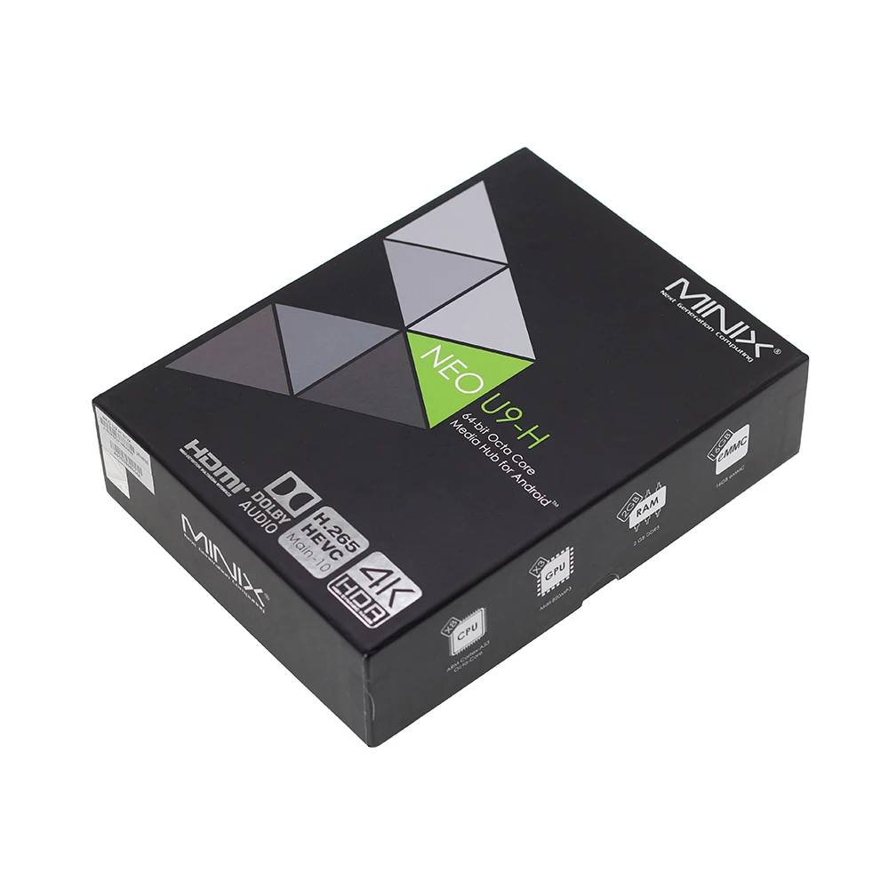 MINIX NEO U9-H Android 7,1 tv Amlogic S912-H Восьмиядерный Smart tv Box 2 ГБ DDR3 16 ГБ+ NEO A3 Voice Air mouse 4K HDR wifi телеприставка