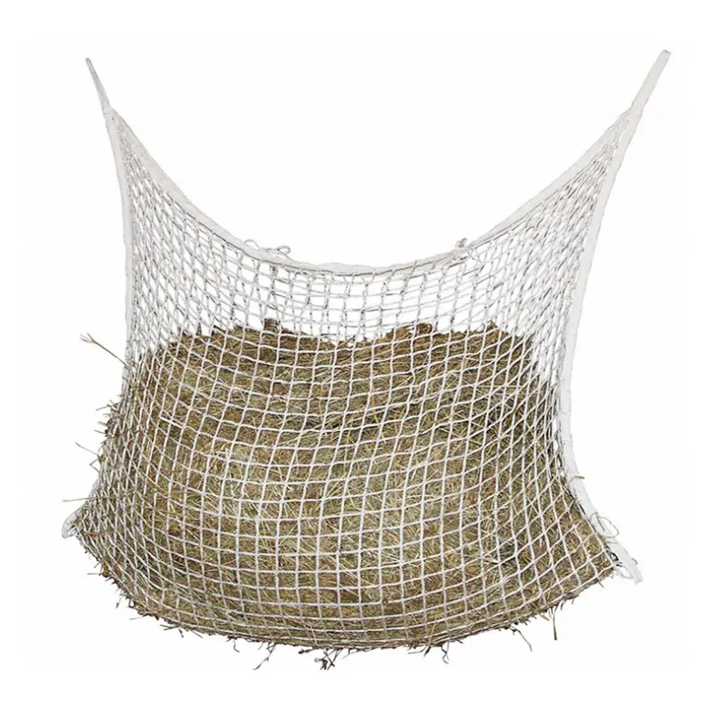 

Hay Net For Horses Small Holes Slow Feeder Hay Bag Haynets For Horses Woven Mesh Bag Slow Feed Bags For Full Day Feeding Blac
