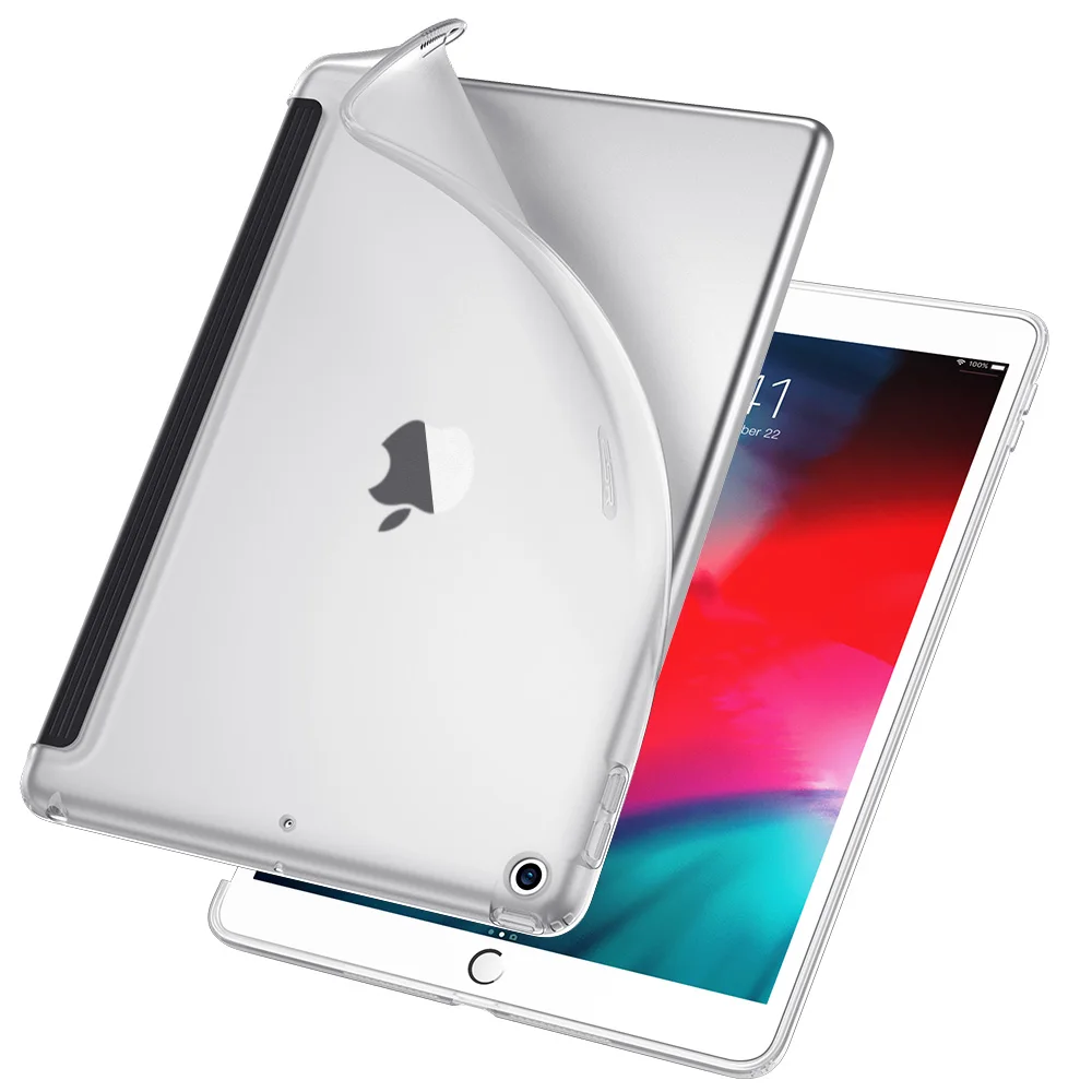 ESR чехол для iPad 7 10,2 прозрачный ТПУ задняя крышка тонкий отскок мягкий чехол для iPad 7th чехол подходит с Умной клавиатурой