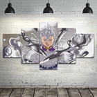 Hd принты Nozel Silva холст картина стены Искусство модульный черный клевер картины Домашний Декор Гостиная 5 панель аниме постер рамка