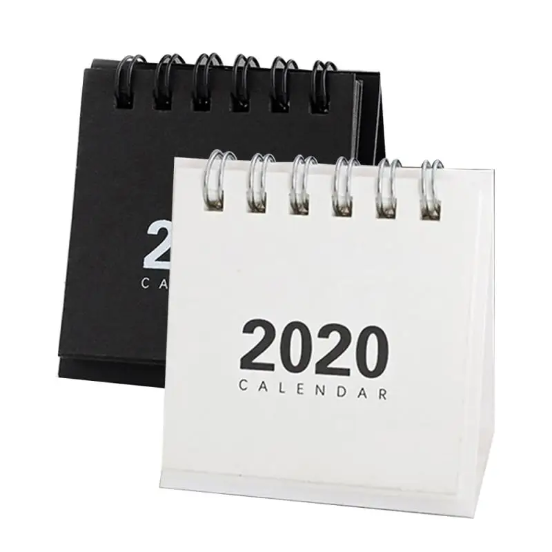 2020 новый год простой мультяшный мини календарь креативный стол Вертикальная