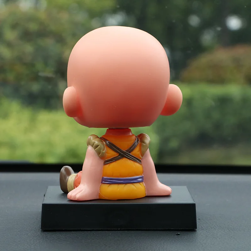 Японское аниме Dragon Ball Z Goku Krillin украшение автомобиля качающаяся голова кукла телефон кронштейн Dragon Ball фигурка кукла игрушка 12 см