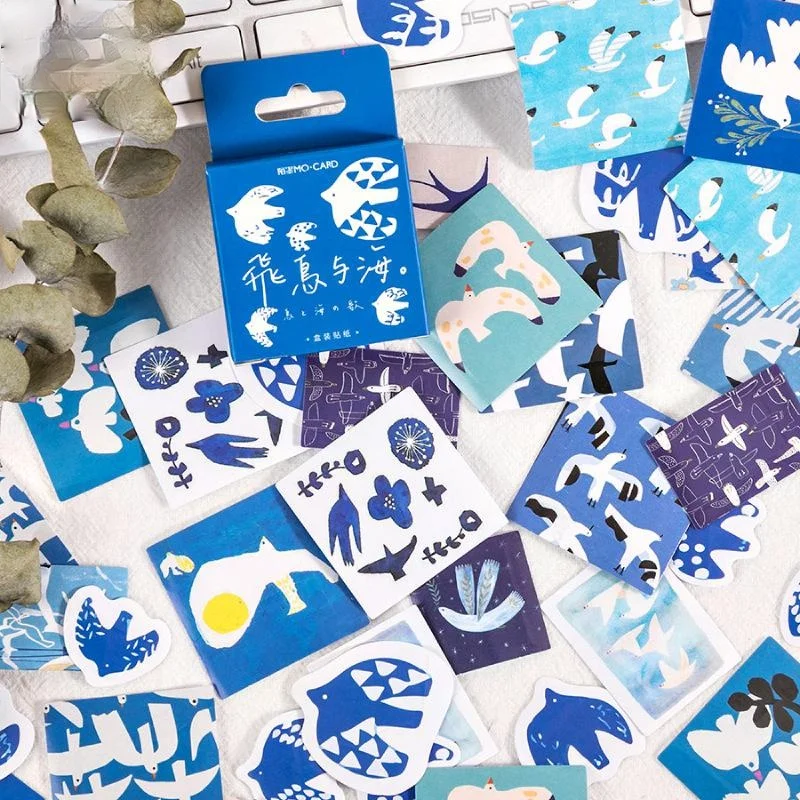 

46pcs Autumn Flower Sticker Diy Scrapbooking Diary Decoration Sticker Album Stickers for Laptop Laptop Sticker Stickers Laptop