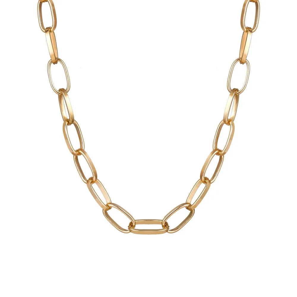 

retro necklace chains chain for women Exaggeration collares collar necklaces collier colar choker