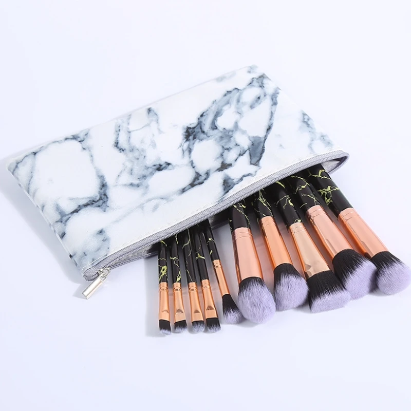 

10/pcs Makeup Brushes Sets Highlighter Eye Cosmetic Powder Foundation Eye Shadow Cosmetics Professional Eyebrows Soft Hair Blush