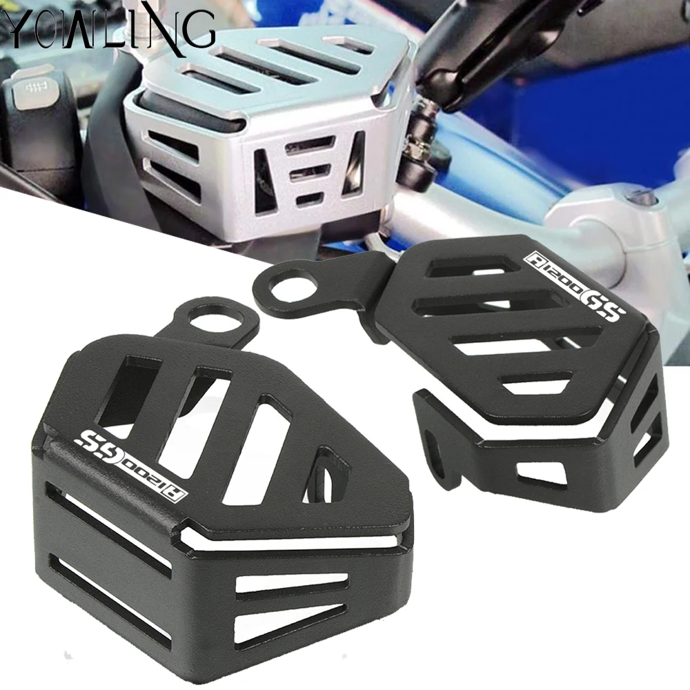 

Motorcycle Front Brake Pump Fluid Tank Reservoir Guard Protector Cover OIL CUP For BMW R1200 GS R1200GS ADVENTURE ADV 2014-2017