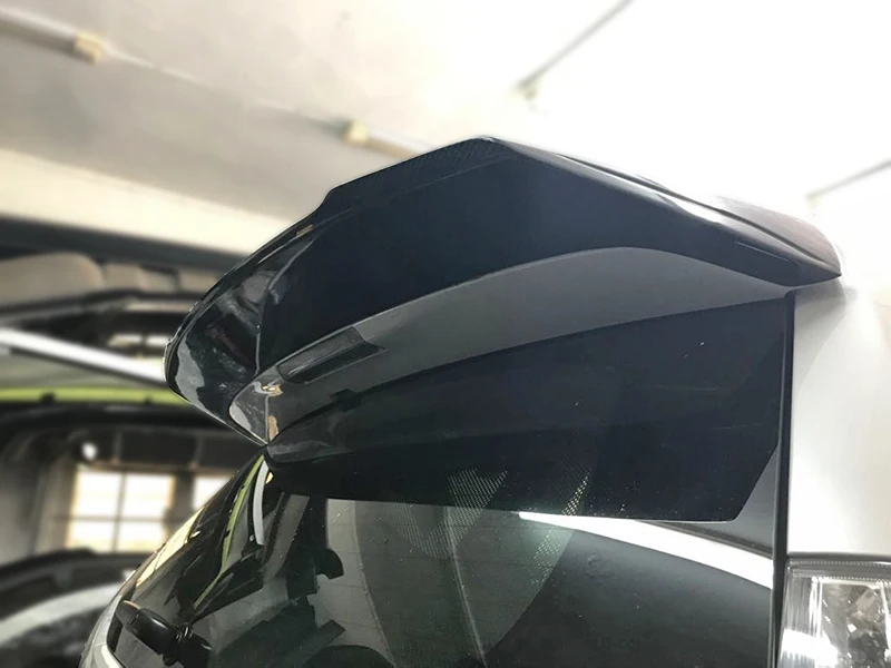 Автомобильный Стайлинг для Toyota Prius V ZVW40W привязанный Стиль углеродного волокна задний спойлер глянцевая отделка багажник сплиттер крыло губы дрейф часть