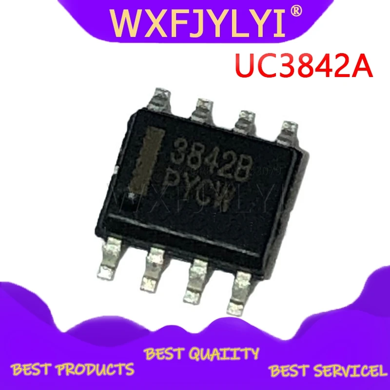10 шт./лот UC3842A UC3842 3842B UC3842B 3842 SOP-8 новое качество очень хорошая работа 100% микросхемы IC