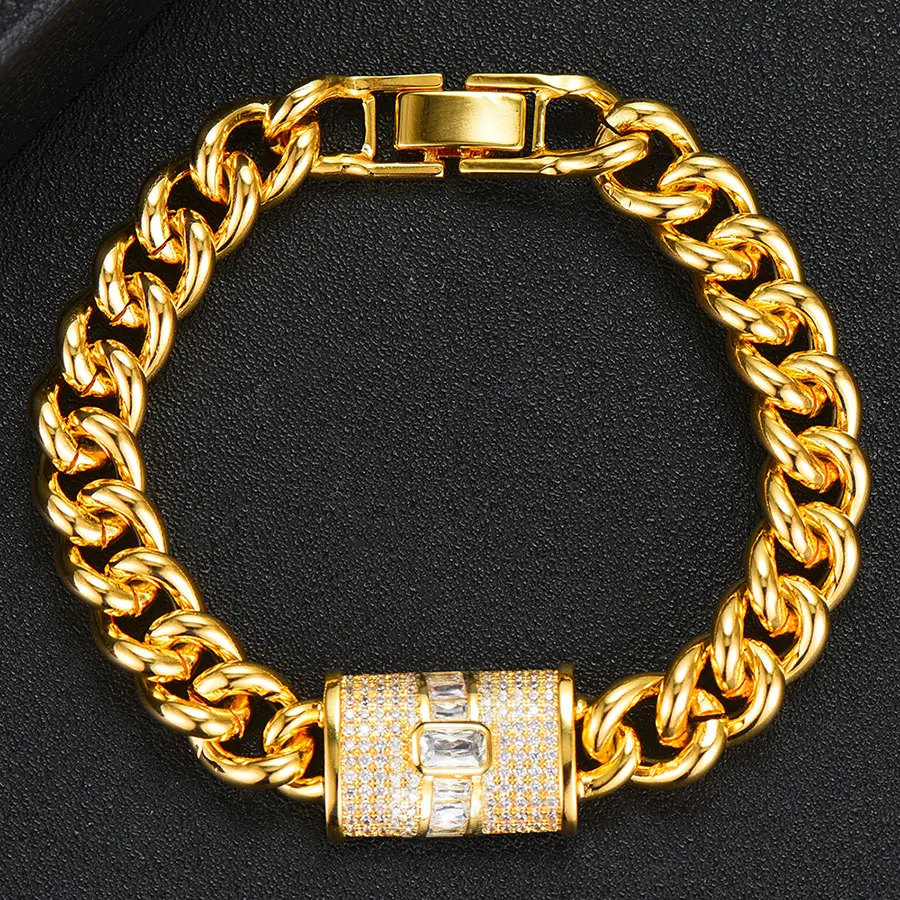 H020B Gclear GODKI, роскошный массивный браслет для женщин, Свадебный, полный кубический циркон, Кристалл CZ, Дубай, серебряный браслет, вечерние ювелирные изделия - Окраска металла: H020B Gclear