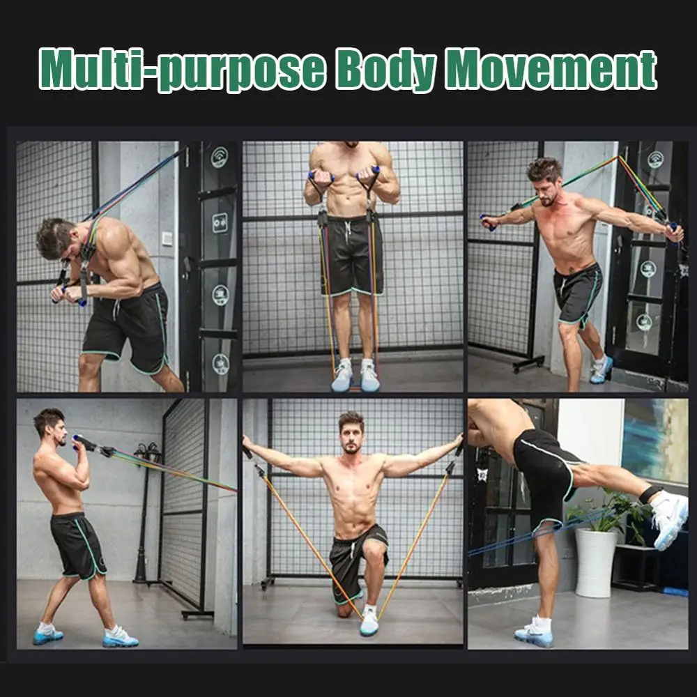 Комплект эспандеров для йоги упражнений фитнеса резиновая петля спортзала